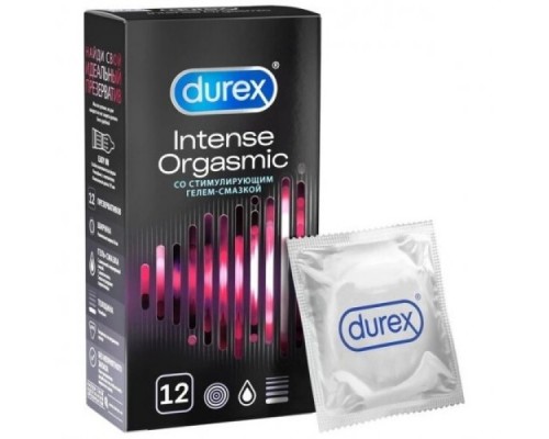 Презервативы Durex Intense Orgasmic с ребристой и точечной структурой 12 шт