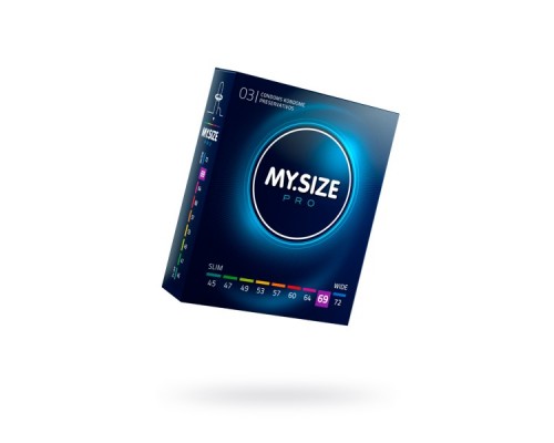 Презервативы My.Size, латекс, 22,3 см, 6,9 см, 3 шт.