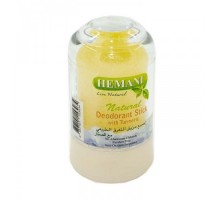 Натуральный Дезодорант Кристалл Алунит Куркума Turmeric Hemani 70 г