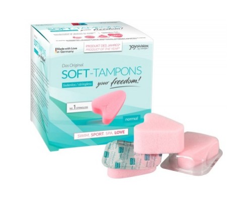 Мягкие тампоны для секса и спорта JoyDivision Sport 3 шт
