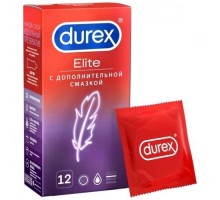 Презервативы Durex №12 Elite тонкие с дополнительной смазкой
