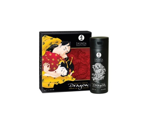 Усиливающий крем для пар Shunga Dragon, возбуждающий эффект «ледяного огня», 60 мл