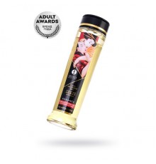 Масло для массажа Shunga Romance, натуральное, возбуждающее, клубника и шампанское, 240 мл