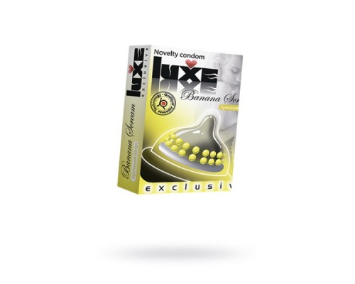 Презервативы Luxe, exclusive, «Кричащий банан», 18 см, 5,2 см, 1 шт.