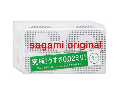 Полиуретановые презервативы Sagami Original 0,02 12 шт