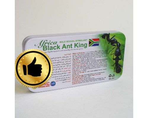 Africa Black Ant King- Африканский королевский черный муравей(10табл+10шар.)