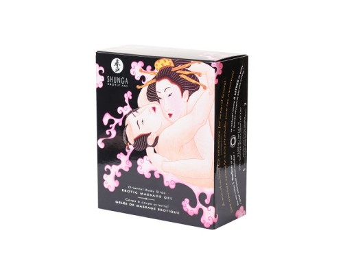 Массажный гель 2 в 1 Shunga, для скользкого секса, клубника