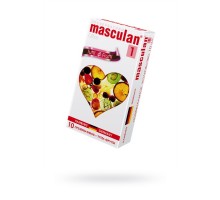 Презервативы Masculan, ultra 1, тутти-фрутти, 19 см, 5,3 см, 10 шт.