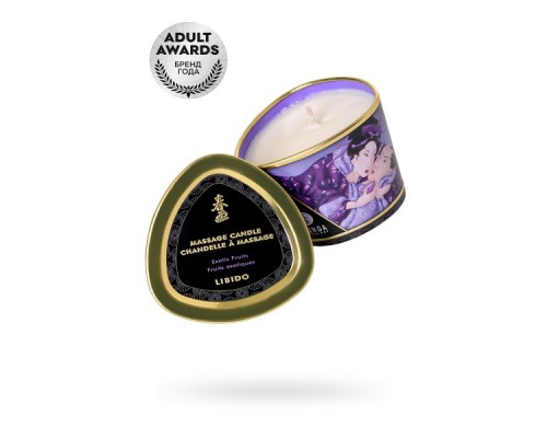 Массажное аромамасло Shunga Libido, экзотические фрукты, 170 мл