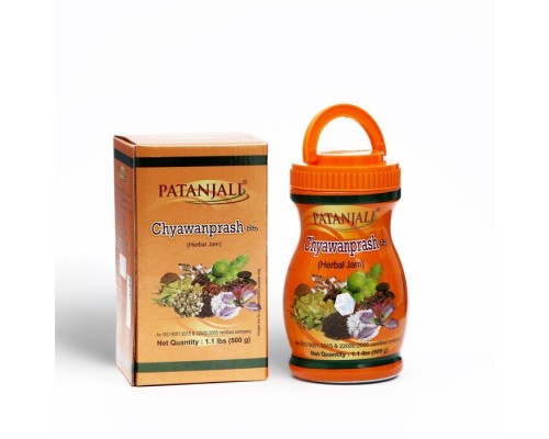 Джем Чаванпраш Chyawanprash Herbal Jam Patanjali 500 г