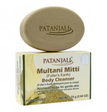Мыло Мултани Митти Патанджали Multani Mitti Soap Body Сleanser Patanjali 75 г
