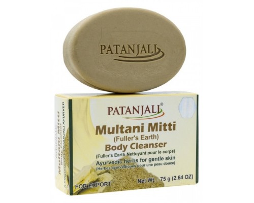 Мыло Мултани Митти Патанджали Multani Mitti Soap Body Сleanser Patanjali 75 г
