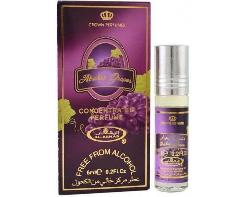 Al Rehab Унисекс Grapes Масляные Духи Ролик 6мл