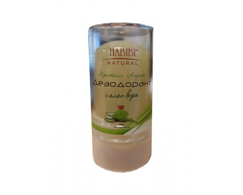 Натуральный Минеральный Дезодорант с Алоэ Вера Habibi Natural 120 г