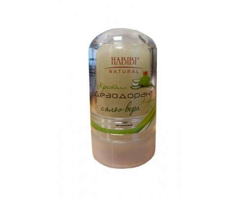 Натуральный Минеральный Дезодорант с Алоэ Вера Habibi Natural 60 г