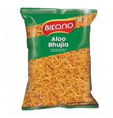 Закуска Индийская Хрустящая Лапша из Картофеля и Нутовой Муки Aloo Bhujia Bikano 200 г