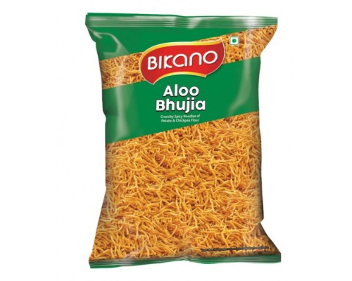 Закуска Индийская Хрустящая Лапша из Картофеля и Нутовой Муки Aloo Bhujia Bikano 200 г