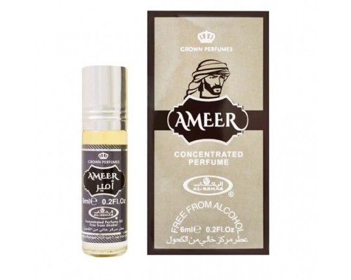 Al Rehab Мужской Ameer Масляные Духи Ролик 6мл