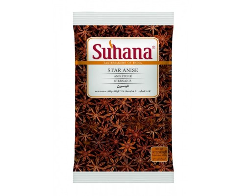 Звездчатый Анис Цельный  Star Anis Whole  400г Suhana