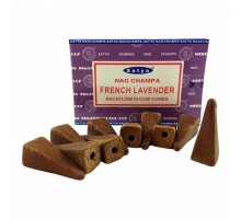 French Lavender Backflow Ароматические Конусы 10 шт Satya