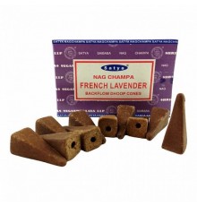 French Lavender Backflow Ароматические Конусы 10 шт Satya