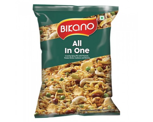Закуска Индийская Хрустящая Пряная Смесь All In One Bikano 200 г