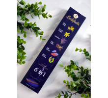 Ароматические Палочки 6 в 1 (Иланг Иланг, Французская ваниль, Лаванда, Пало Санто, Анти-стресс, Удача) с Подставкой 24 шт Bestofindia