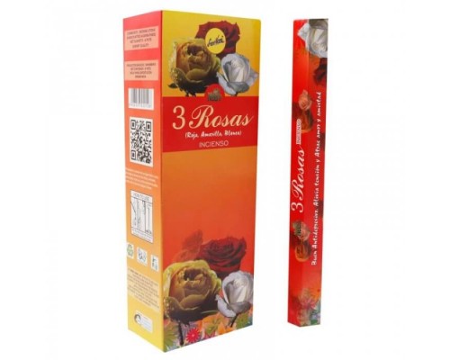 Благовония 3 Roses 3 Розы 20шт Sree Vani