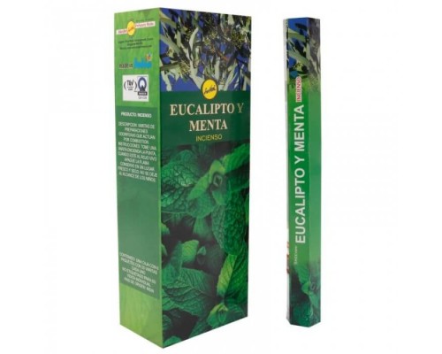 Благовония Eucalyptus And Mint (Эвкалипт и мята) 20шт, Sree Vani