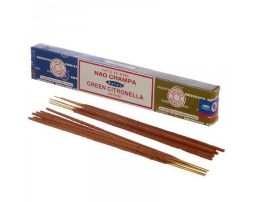 Благовония Green Citronella Nag Champa 16 г Satya