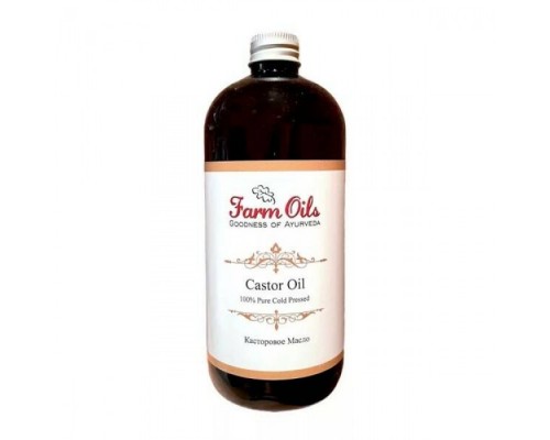 Касторовое Масло Пищевое Пластик Castor Oil Farm Oils 500 мл