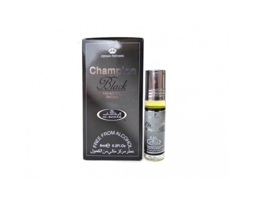 Al Rehab Мужской Champion Black Масляные Духи Ролик 6мл