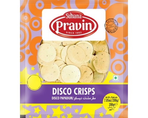 Лепешки Диско-Папад Disco Crisps 200г Suhana