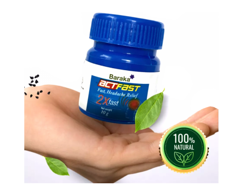 Актфаст Actfast от Головной Боли Бальзам 10 г Baraka