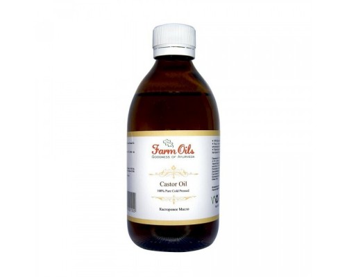 Касторовое Масло Пищевое в Стекле Castor Oil Farm Oils 150 мл