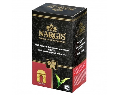 Чай Чёрный Байховый Листовой ФБОП Nargis 100г