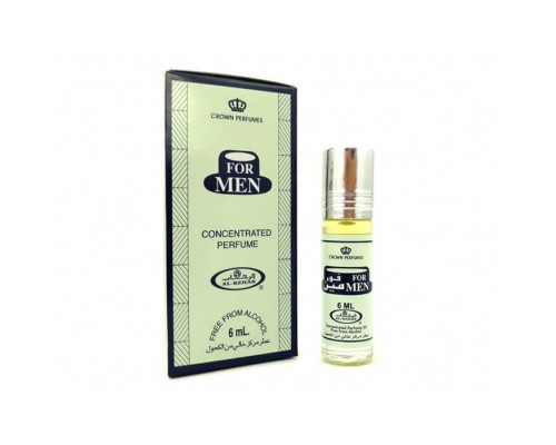 Al Rehab Мужской For Men Масляные Духи Ролик 6мл