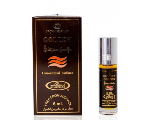 Al Rehab Женский Golden Масляные Духи Ролик 6мл