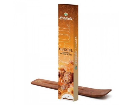 Благовония Гуггул Премиум Guggul Premium с Подставкой Bestofindia 20 шт