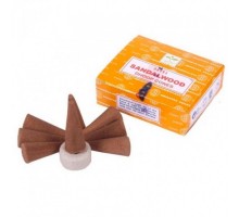 Sandal Ароматические Конусы 12 шт Satya