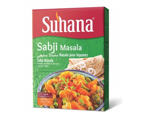 Смесь Специй для Овощей Sabji Masala 50г Suhana