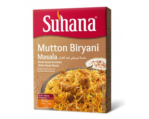 Смесь Специй для Плова с Мясом Mutton Biryani Masala 50г Suhana