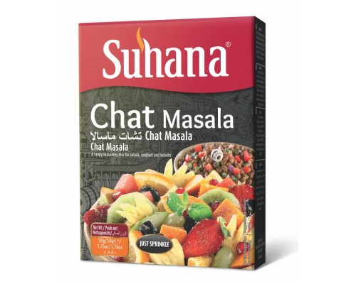 Смесь Специй для Закусок и Салатов Чат Масала Chat Masala 50г Suhana