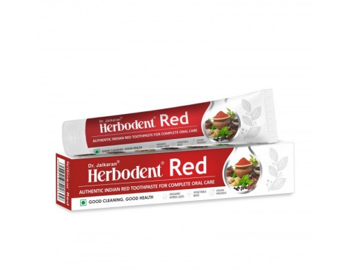 Зубная Паста Хербодент Рэд Red Herbodent 100г Dr. Jaikaran