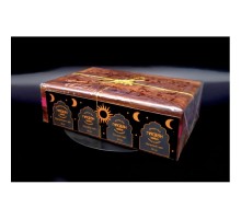 Чай в Коробке 200г Комбо (Чай Черный Assam 50г, Чай со Специями Masala 50г, Darjeling Express Среднелистовой 50г, Чай Зеленый Green 50г) Nagesh