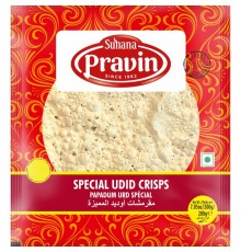 Лепешки из Муки Бобовых Папад Специальные Papad Special Udid Crisps 200г Suhana