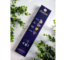 Ароматические Палочки 4 в 1 (Камасутра, Анти-Стресс, Французская Ваниль, Лаванда) с Подставкой 20 шт Bestofindia