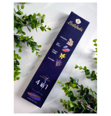 Ароматические Палочки 4 в 1 (Камасутра, Анти-Стресс, Французская Ваниль, Лаванда) с Подставкой 20 шт Bestofindia