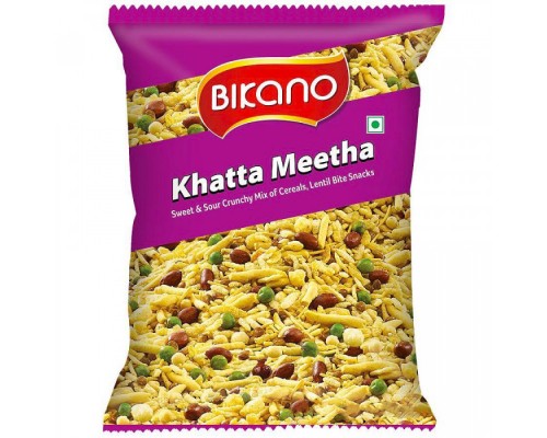 Закуска Индийская Кисло-Сладкая Смесь Khatta Meetha Bikano 200 г