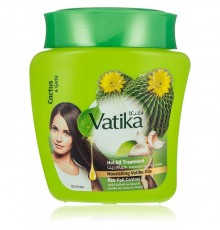 Маска для Волос Vatika Cactus Garlik Против Выпадения Dabur 500г ОАЭ